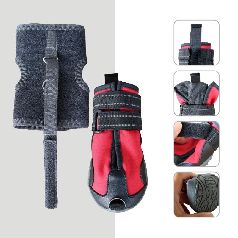 No Knuckling fit for Brace Boot Dog Dragging Paws 1/2Pieces Dog Shoes
