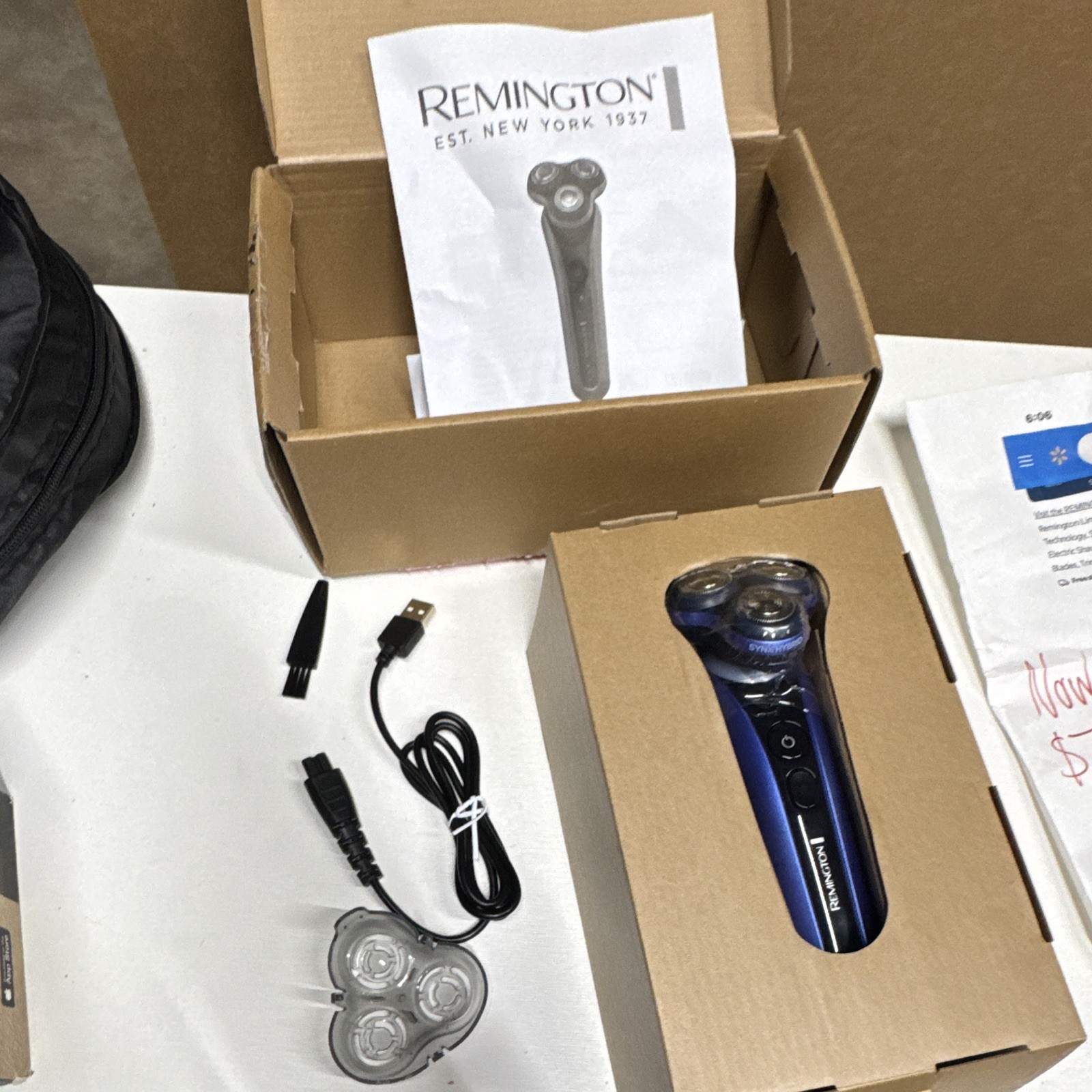 Remington SYNX HYBRID Men’s 3-Head Rotary Shaver Blue/Black USB Rechargeable