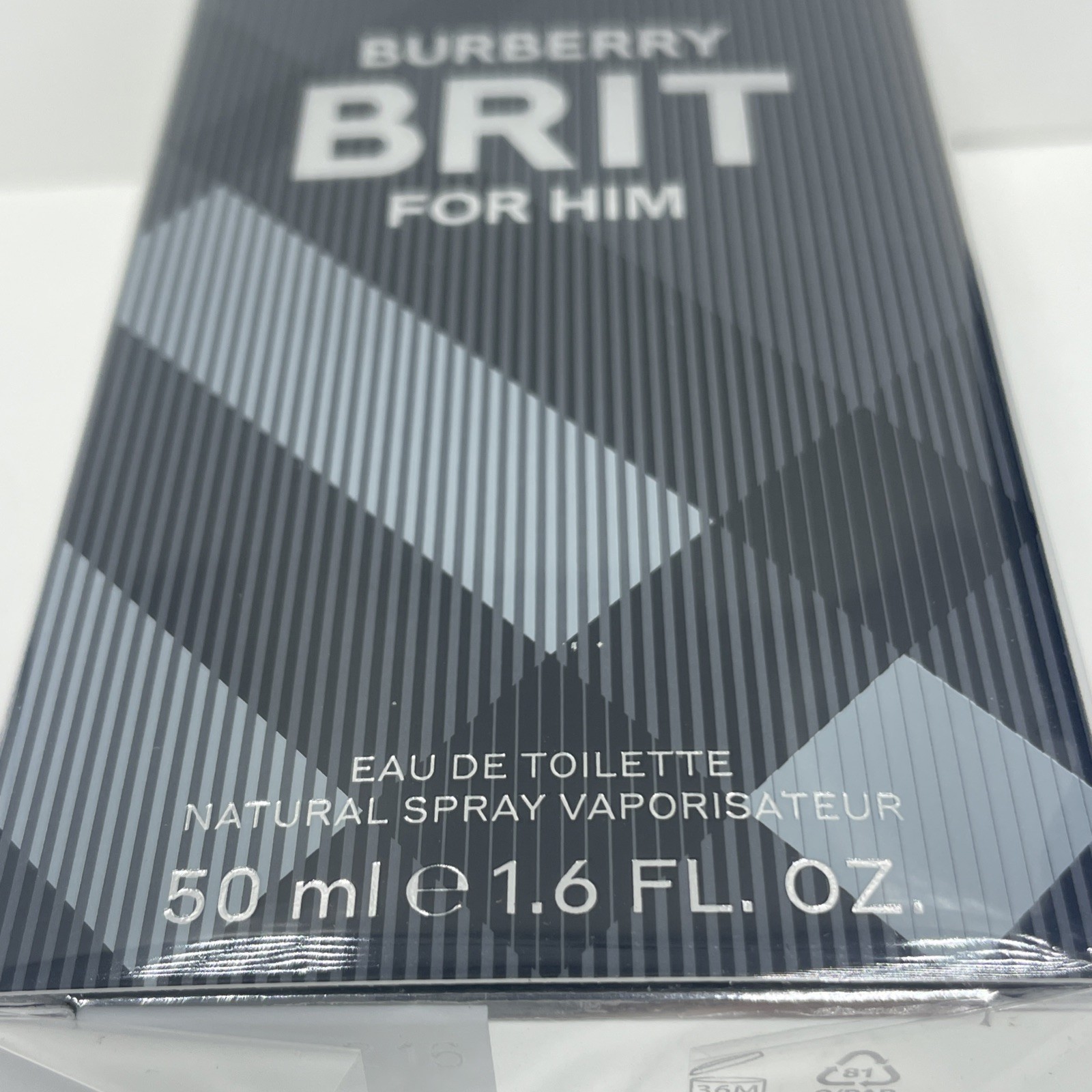 BURBERRY BRIT FOR HIM EDT SPRAY 1.6 OZ/50 ML NEW AND SEALED