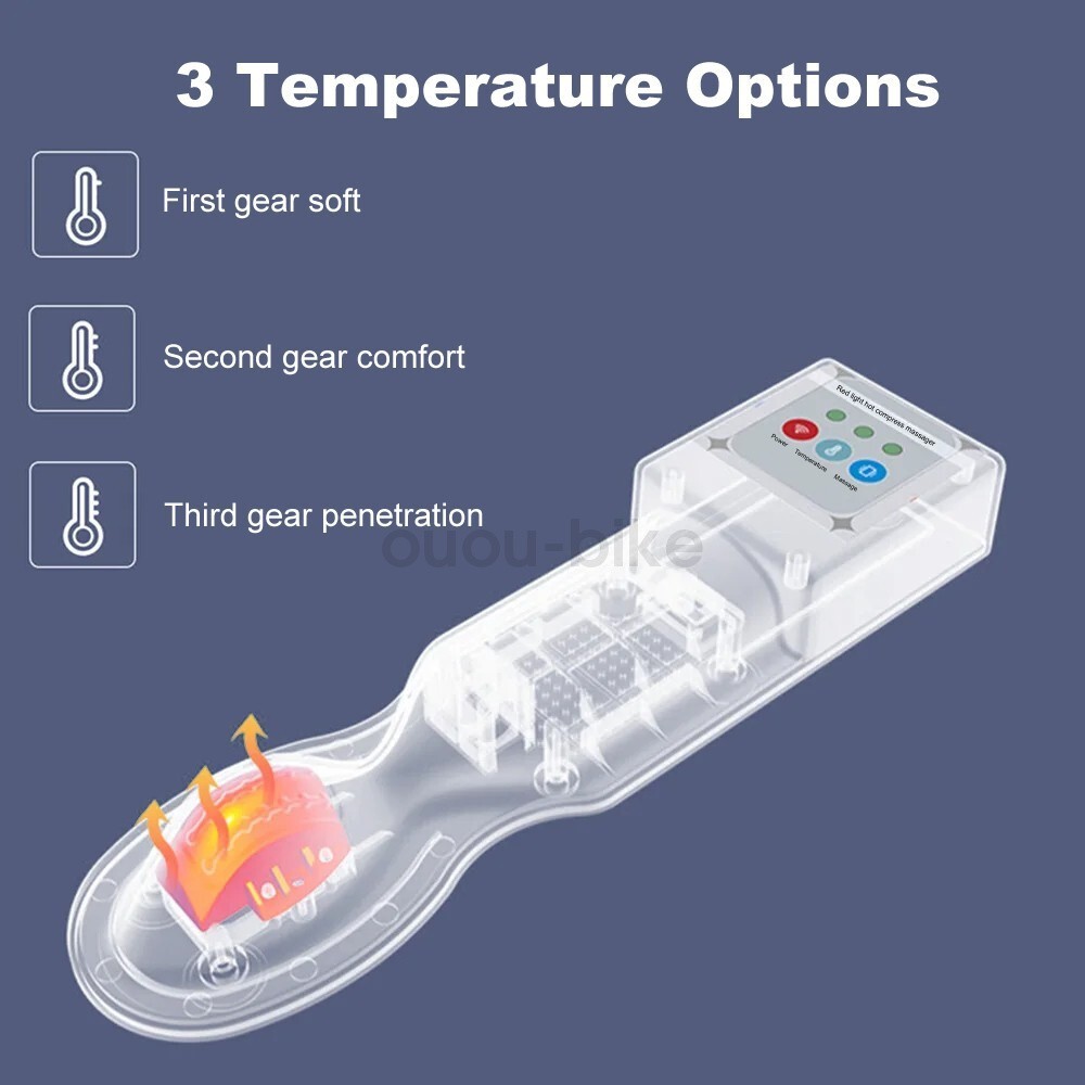 Portable Hemorrhoid Treatment Device Heat Compress Vibration Massage