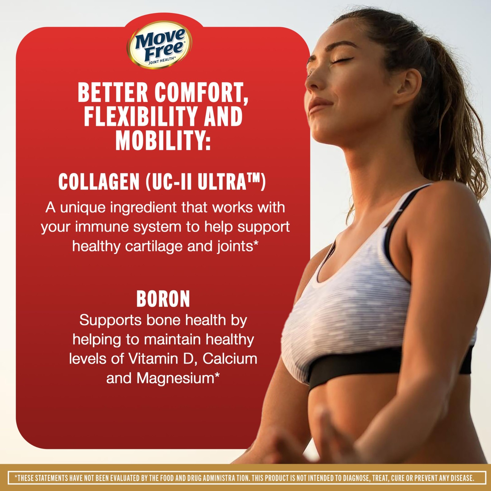 Move Free Move Ultra Triple Action Joint Support Supplement – Type Ii Collagen