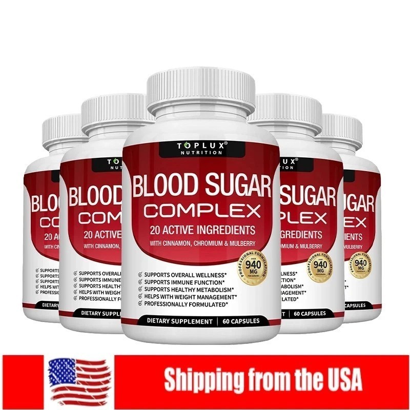NEW Blood Sugar Complex Capsules w/ Cinnamon, Bitter Melon & Chromium