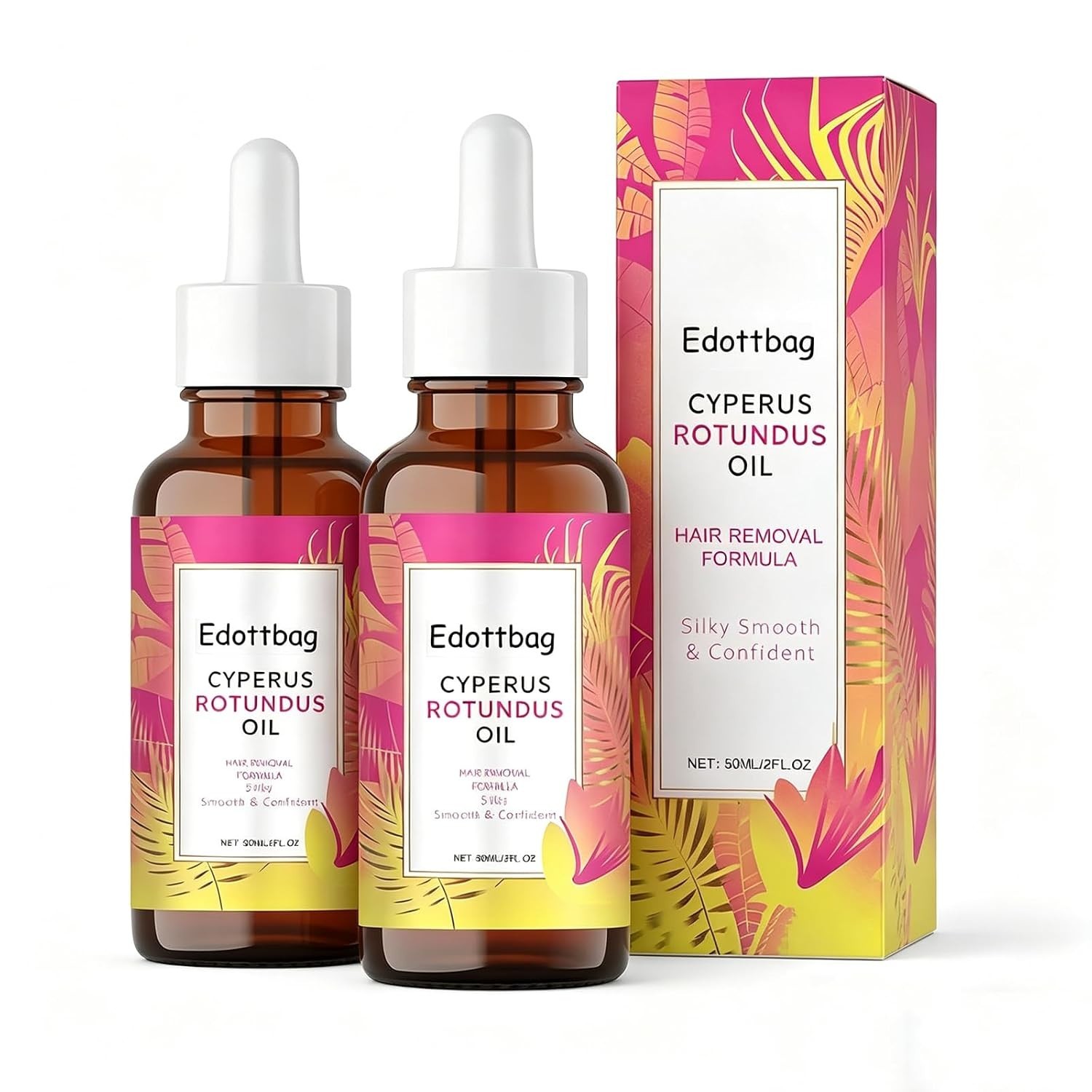 2PCS Natural Cyperus Rotundus Oil for Hair Removal & Hair Growth Reduction – …