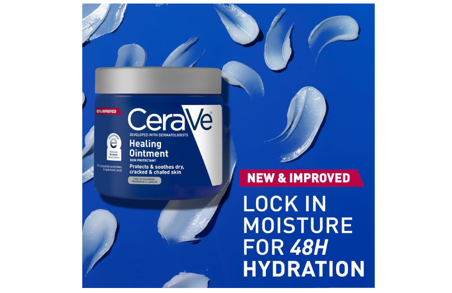 CeraVe Healing Ointment Skin Protectant Ceramides Hyaluronic Acid 12 Oz Dry