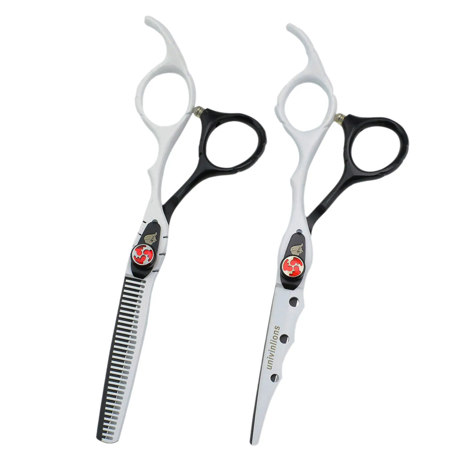 6″ 6cr13 Alloy Hairdressing Scissors Black Red Green Purple White Hair Cutting S