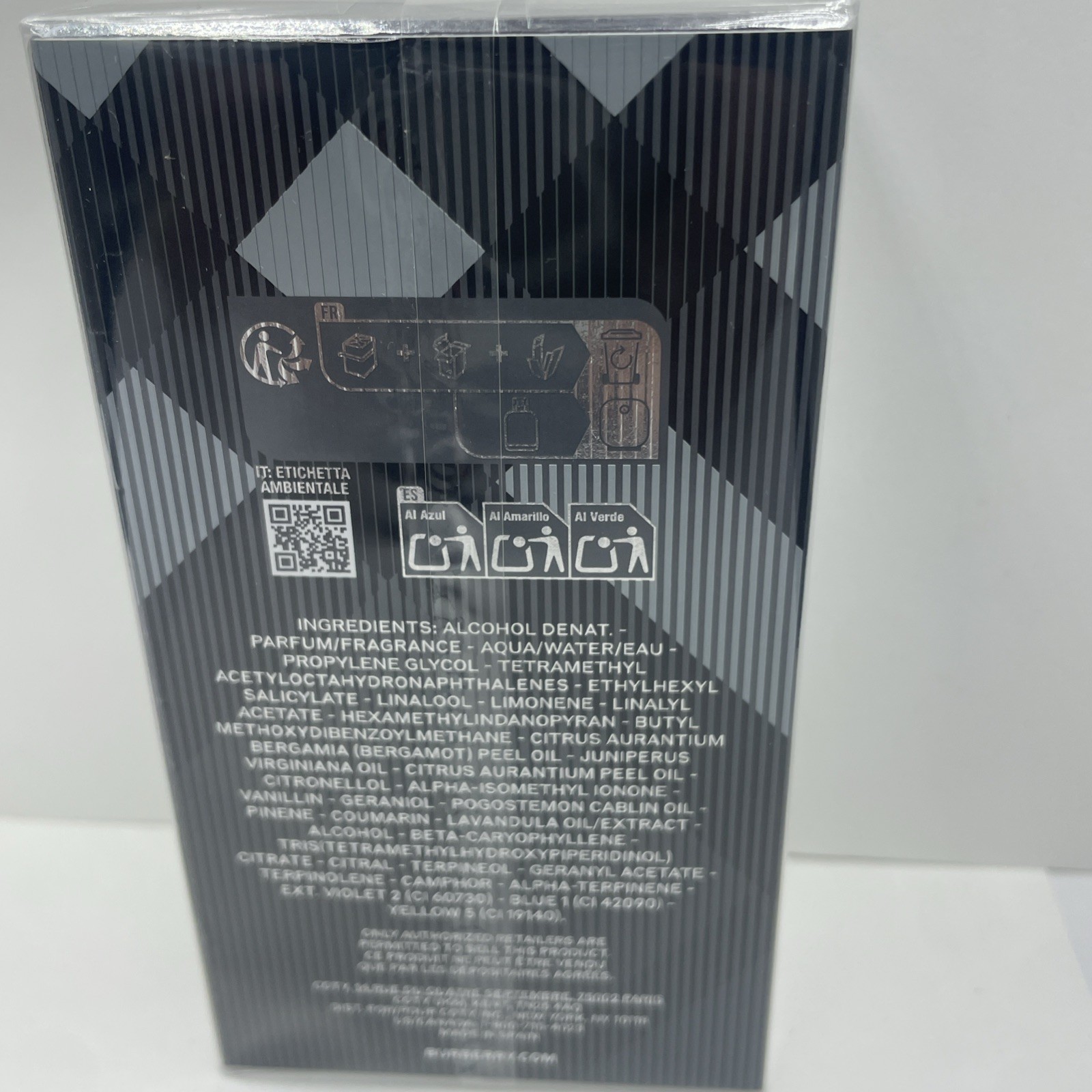 BURBERRY BRIT FOR HIM EDT SPRAY 1.6 OZ/50 ML NEW AND SEALED
