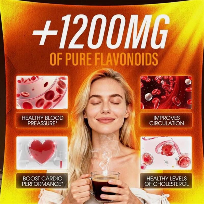 1 Pack High Flavanol Cocoa Powder & Flavonoids Supplements 1200mg NEW