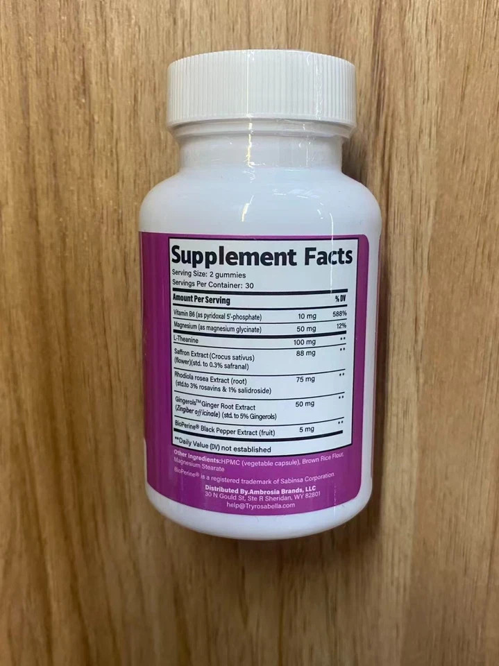 Rosabella [88mg] Supplement Saffron for Mental Clarity, Digestion, Positive Mood