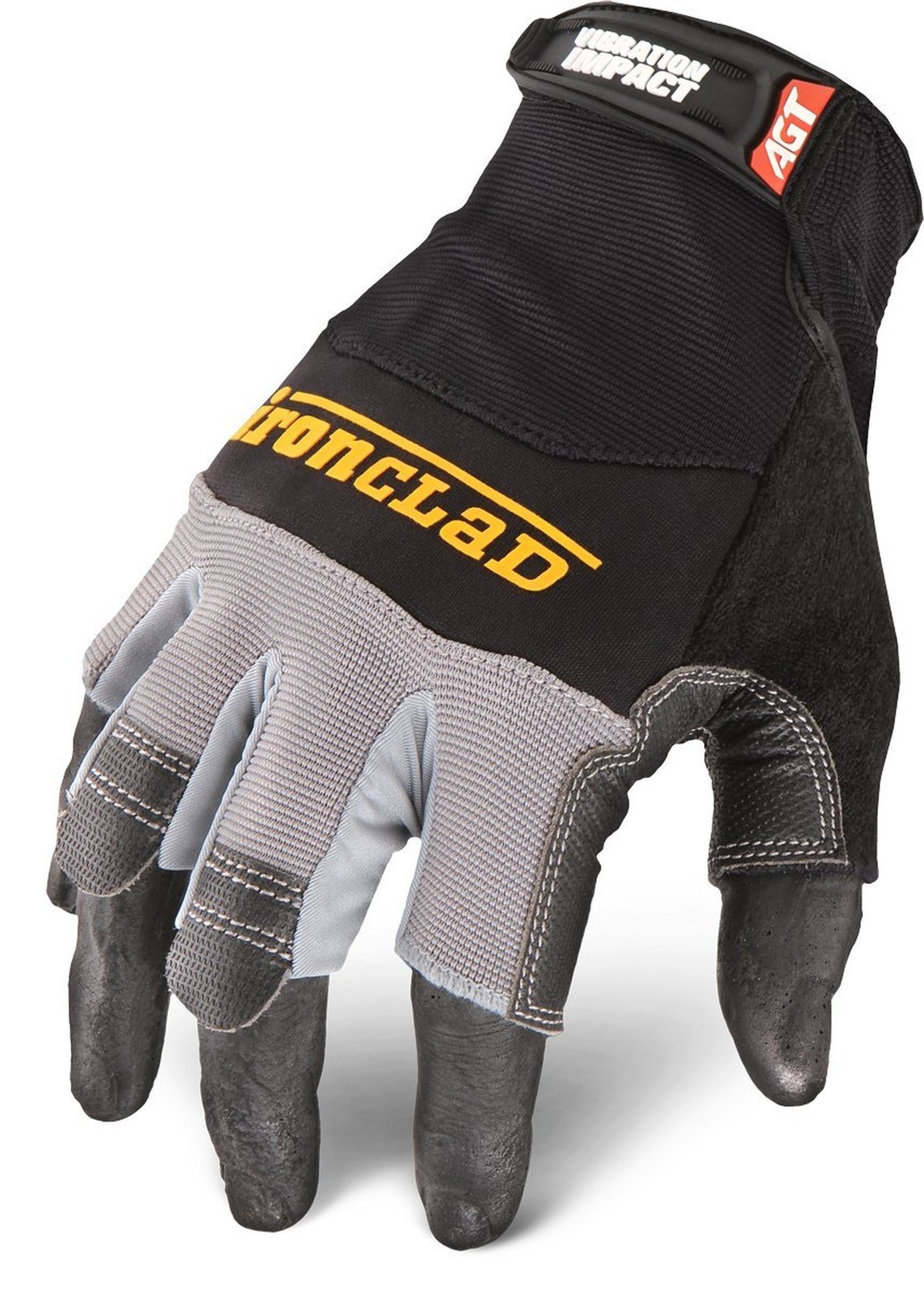 Ironclad MFI2-03-M Mach 5 Impact Glove, Medium , Black Medium (Pack of 1)
