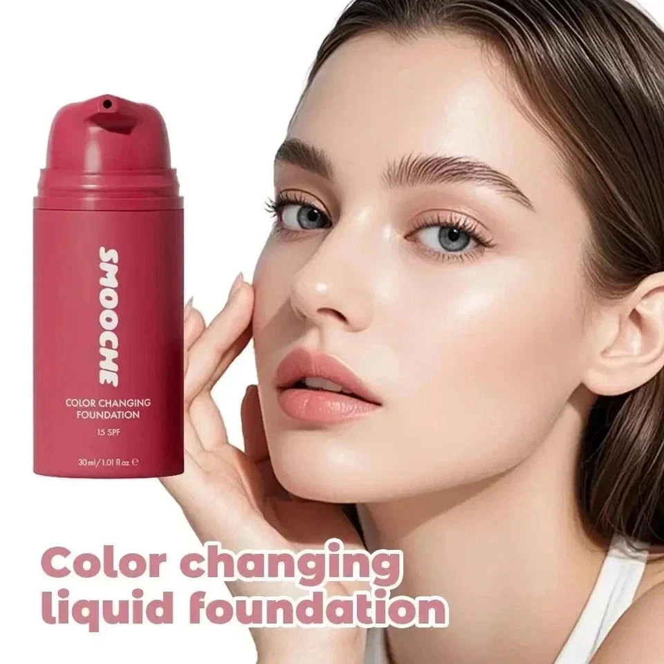 Smooche Foundation Korean, Smooche Color Changing Foundation, For All Skin Types