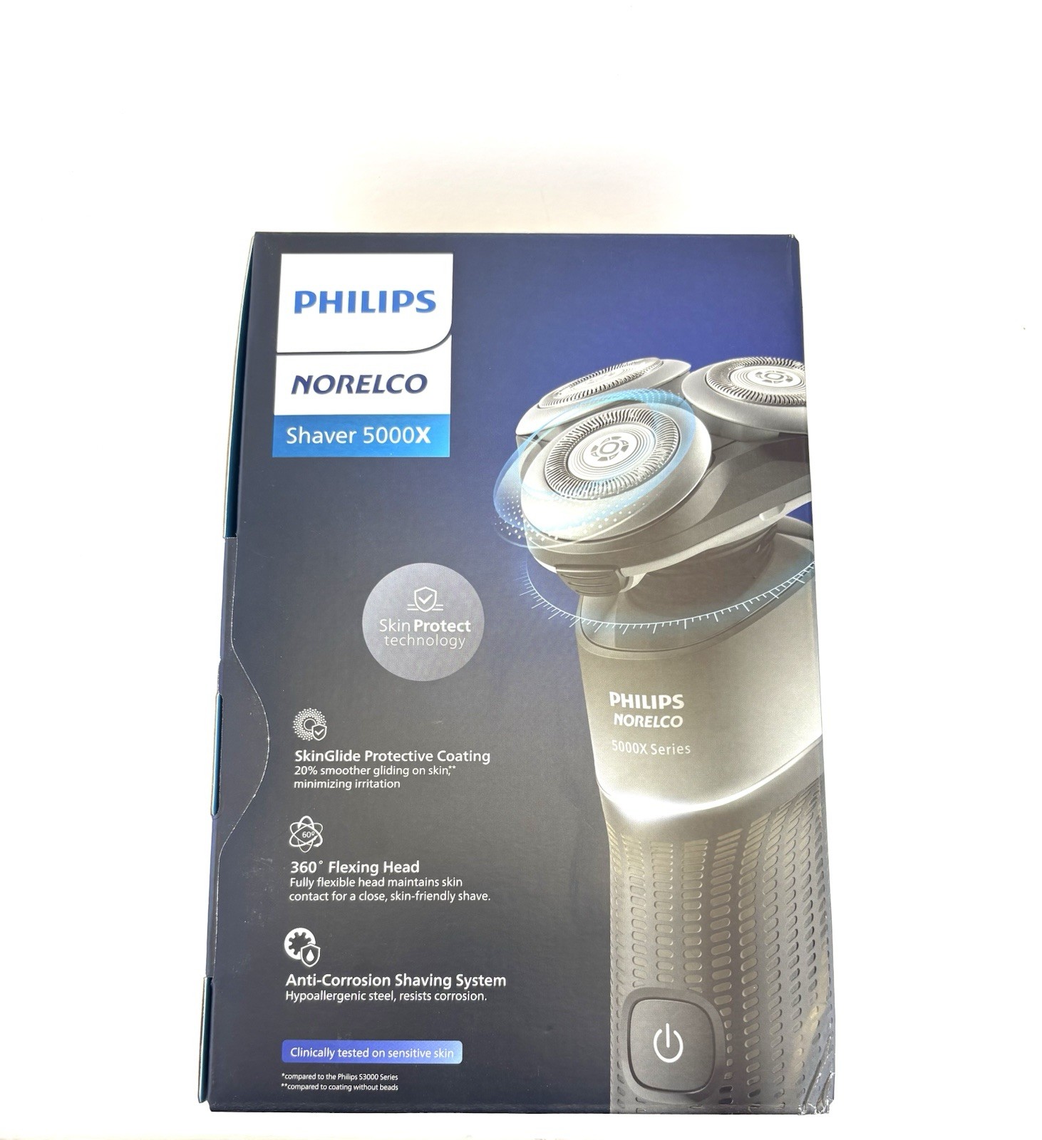 Philips Norelco Shaver 5000X Men’s Wet Dry Cordless Rechargeable Shower Proof