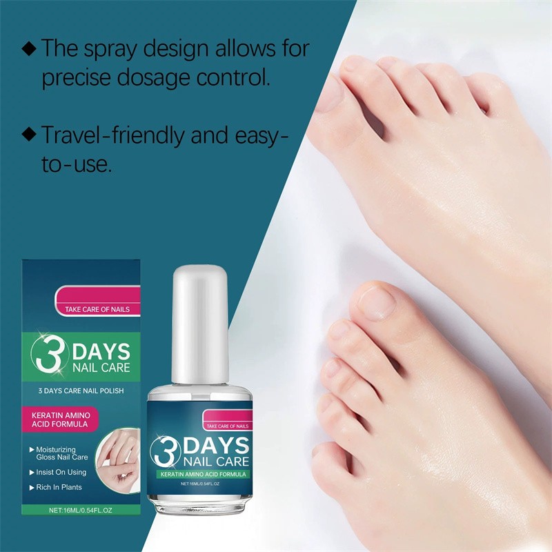1-3PACK 3 Days Nail Care – Keratin Amino Acid Formula Superior Nail Nourish ~HOT