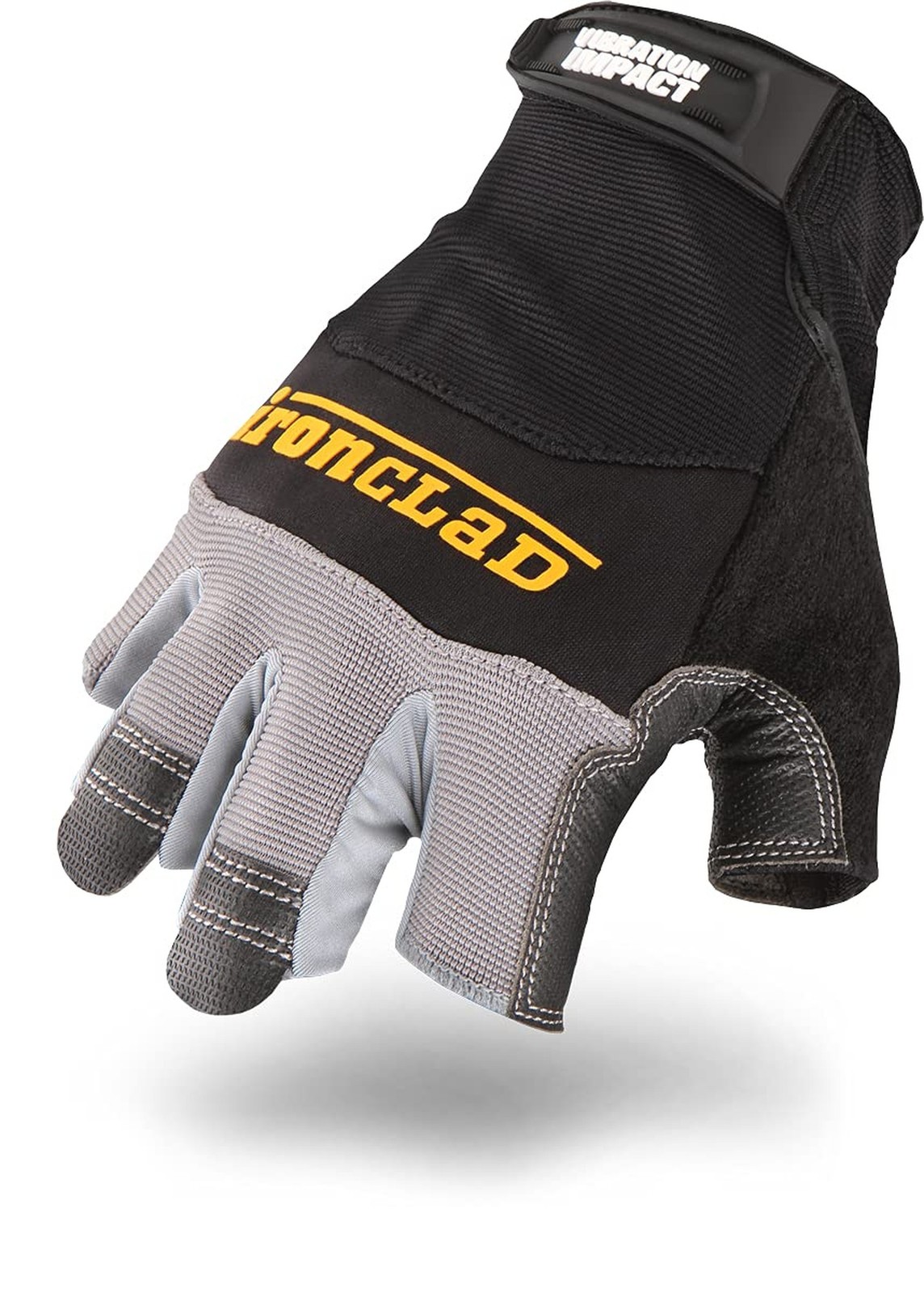 Ironclad MFI2-03-M Mach 5 Impact Glove, Medium , Black Medium (Pack of 1)