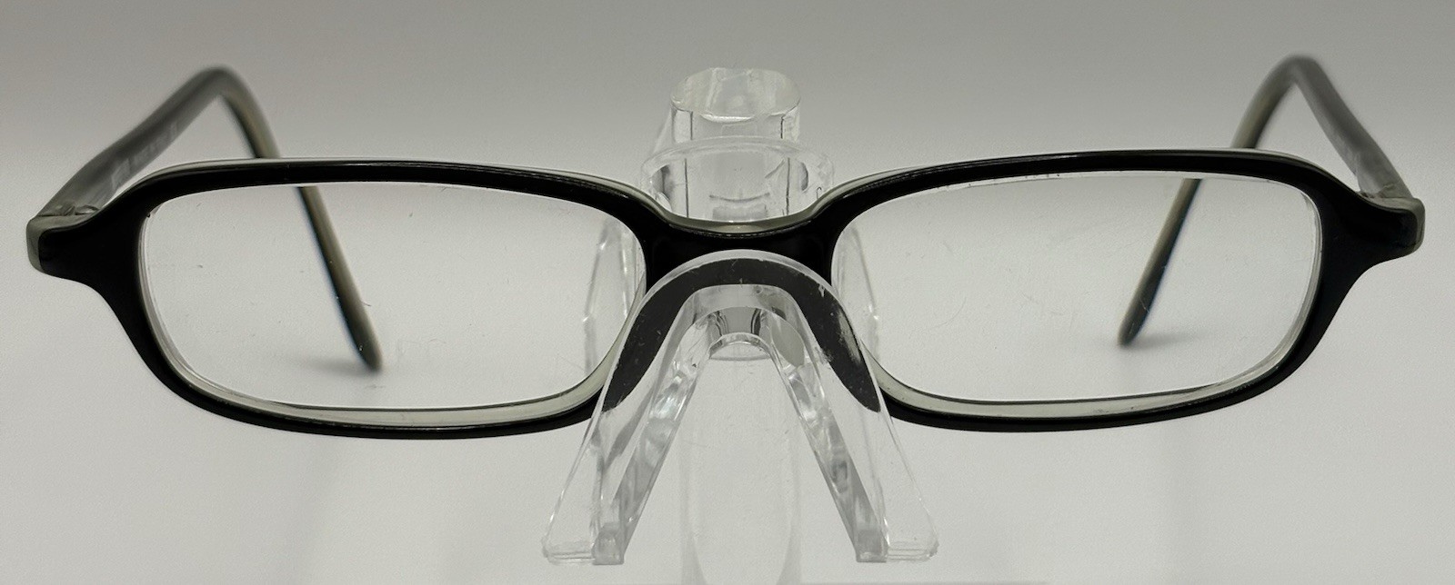 Moschino M3554-A Eyeglasses 45E 135 Black Green Rectangle Italy Women