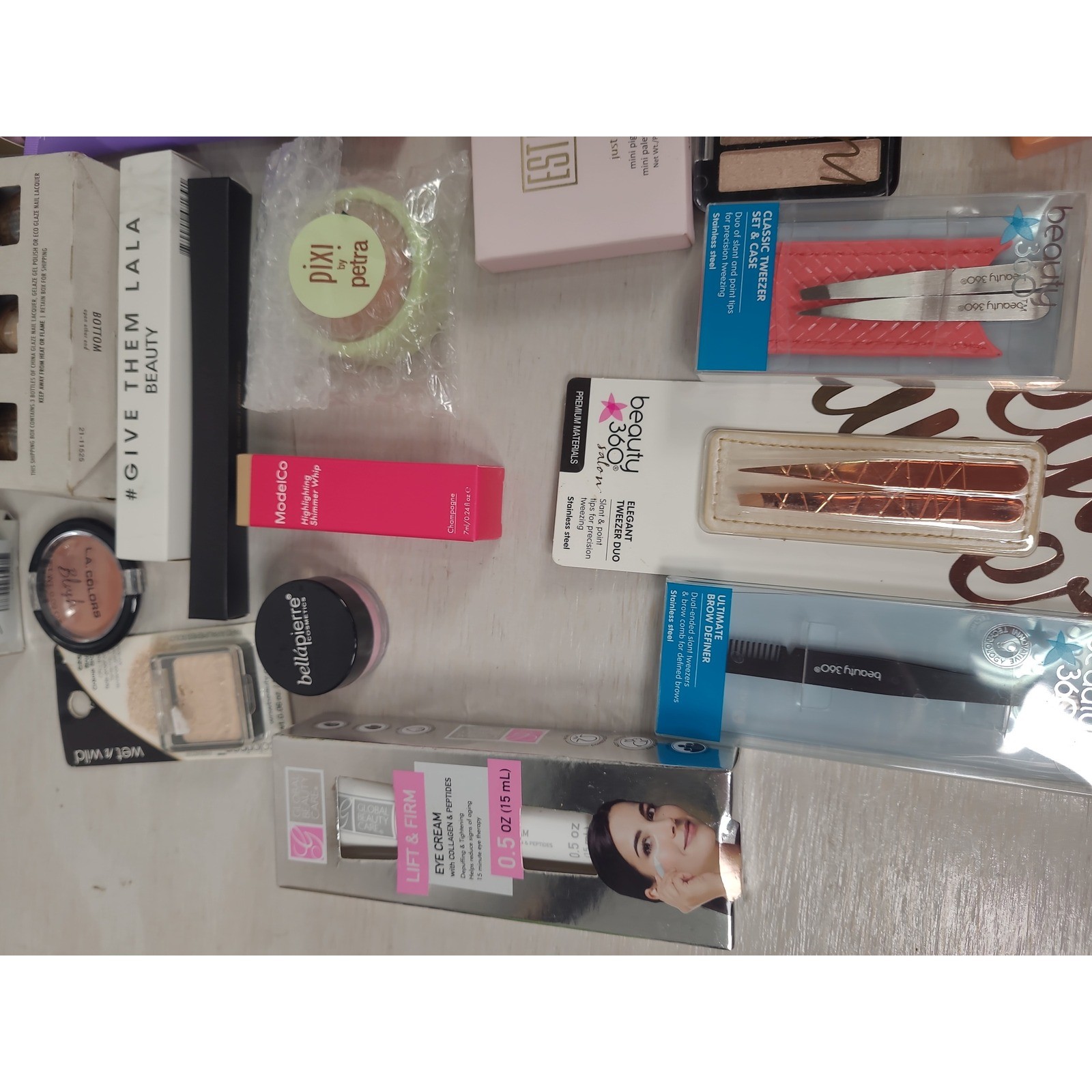 Huge Beauty Skincare Makeup Lot Elemis China Glaze Pixi LA Colors 40+ Pcs Bundle