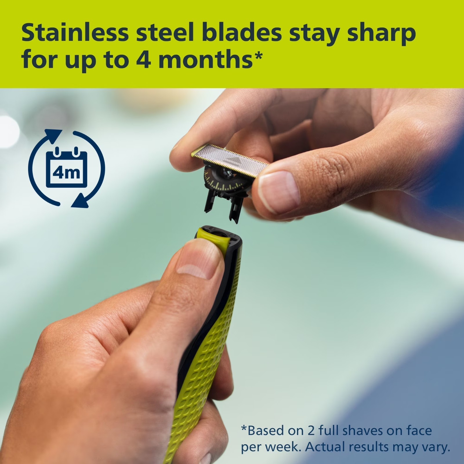 Philips Norelco OneBlade 360 Face Trimmer Shaver USB Rechargeable