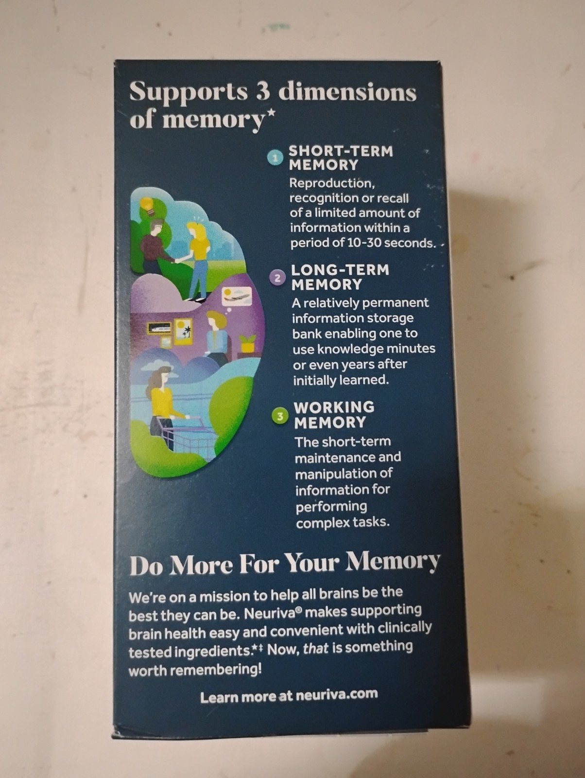 Neuriva Memory 3D Brain Health – Memory, 50 Capsules Exp 12/2027