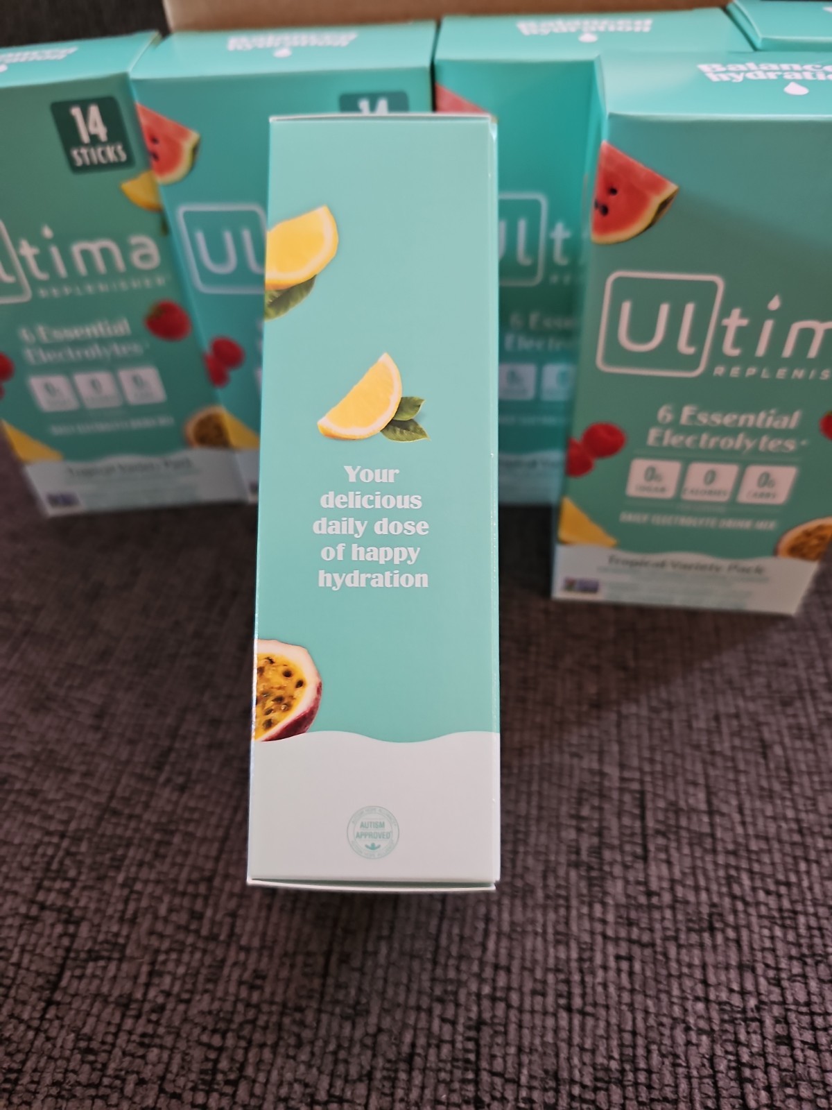 Lot Of 6 Ultima Replenisher Electrolyte Drink Mix Tropical Variety Sugar Free