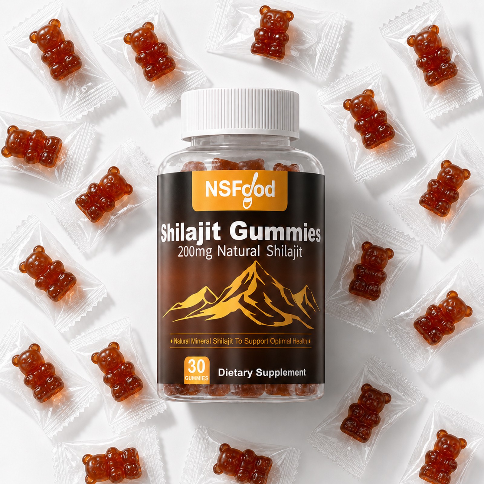 Pure 100% Himalayan Shilajit Gummies | Shilajit Resin Supplement | Energy Boost