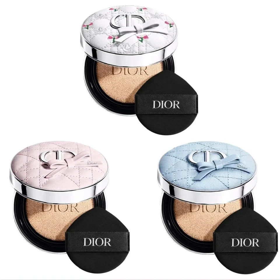 Dior Bow Forever Cushion [ Case Only ] Pink Blue Bow Limited Edition [Pre Order]
