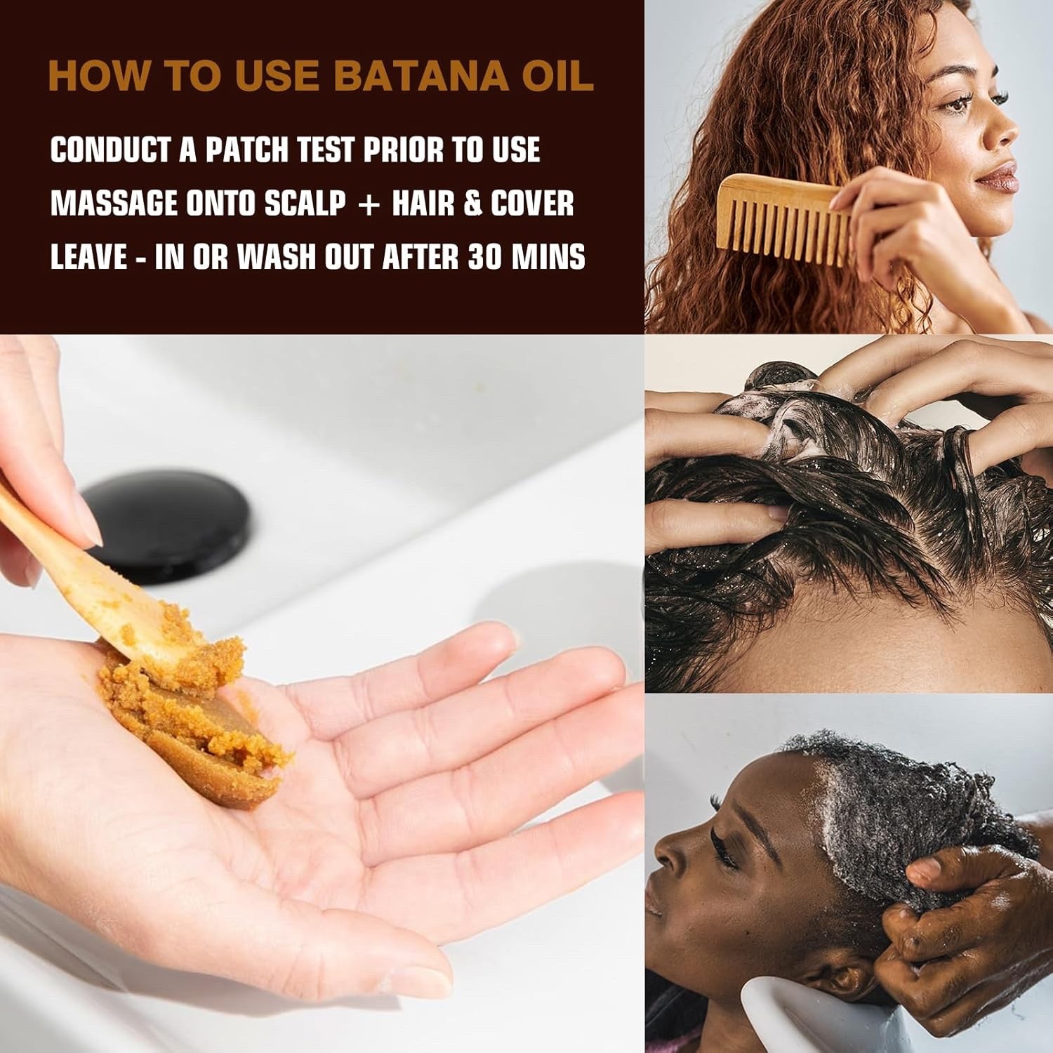 Organic Batana Oil for Hair Growth and Repair | 100% Pure, Unrefined Hair Tre