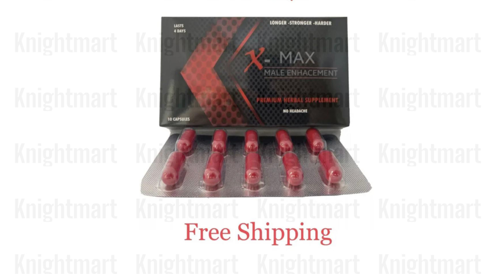 10 x Max herbal Male Enhancing Support Supplement Natural Last Longer 10 Ct