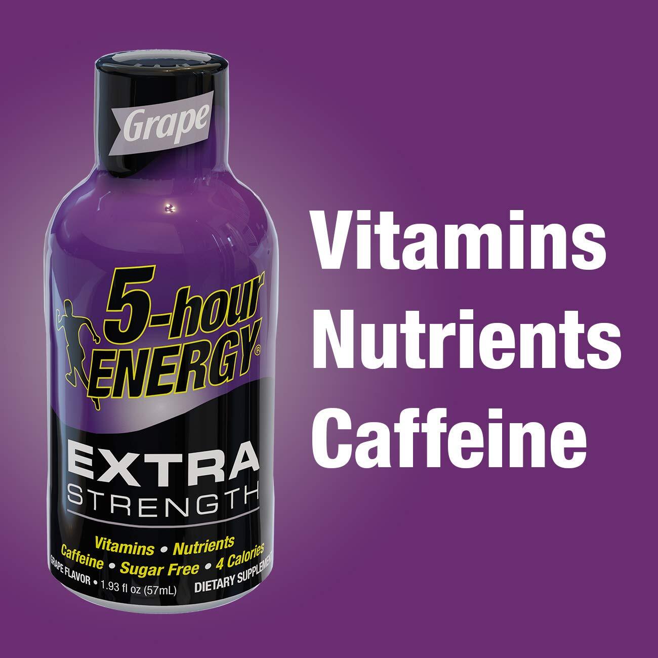 5-hour ENERGY Shot, Extra Strength Peach Mango, 1.93 Ounce, 12 Count