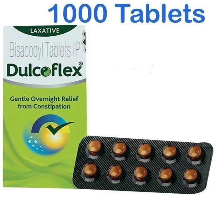 Dulcoflex Dulcolax Laxative 1000 Tablet 5mg Bisacodyl Constipation…
