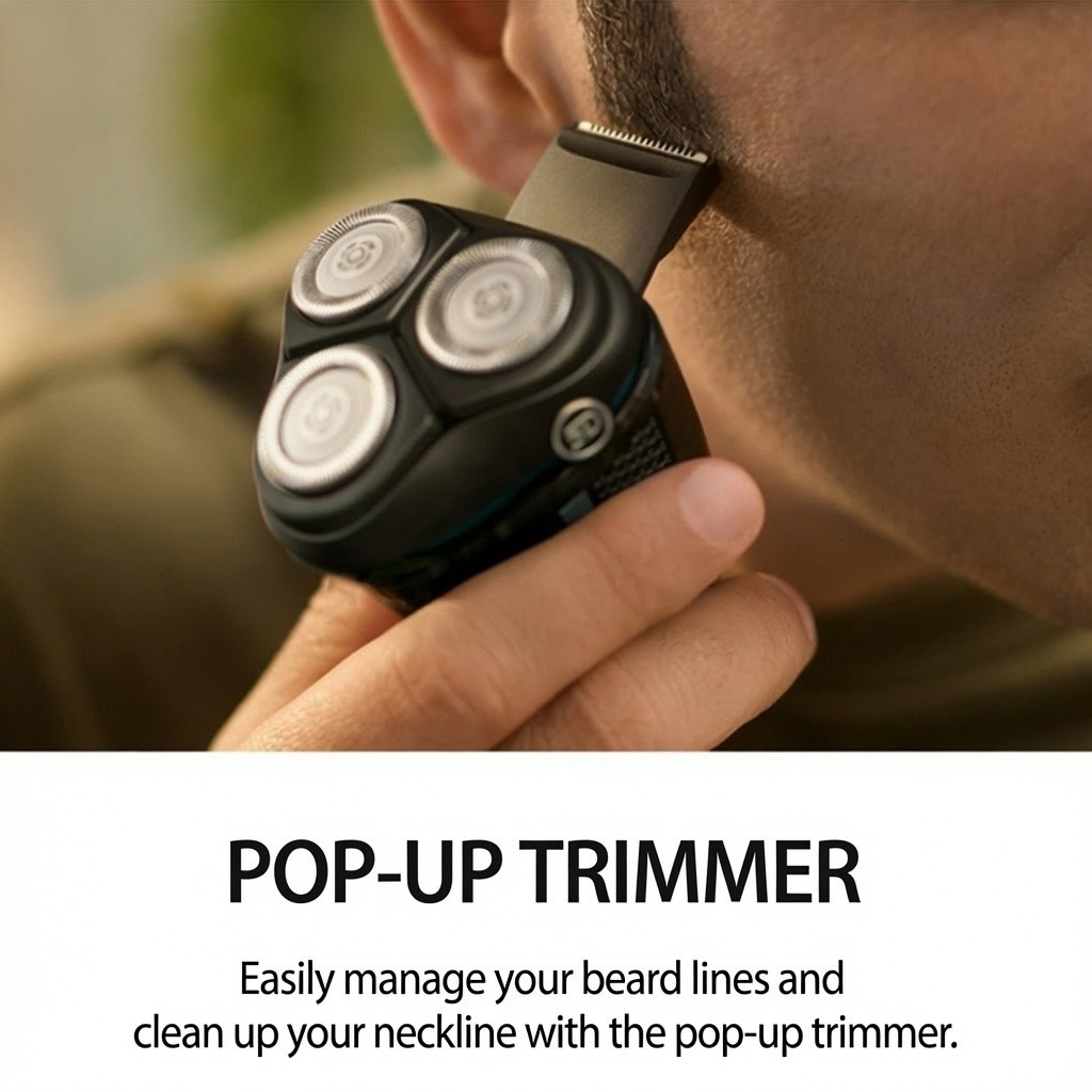 Philips Series 3000 Wet & Dry Electric Shaver S3243/12 Pop-Up Trimmer Genuine