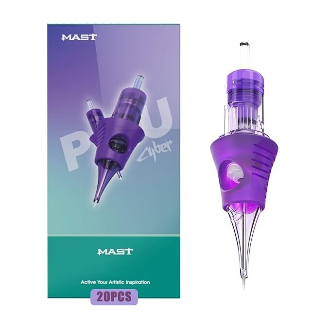 Mast Tattoo Cyber Cartridges Pro Tattoo Artists 50-Count Mixed Sizes 12 M1