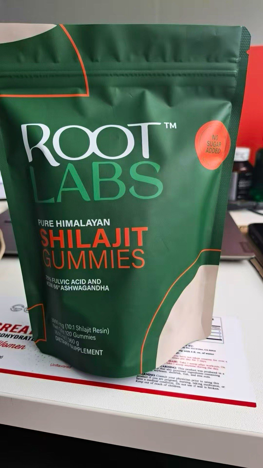 Root Labs Pure Himalayan Shilajit Gummies 120ct Vegan No Added Sugar