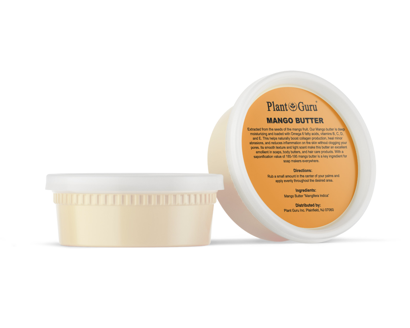 Mango Butter Raw 8 oz. 100% Pure Unrefined Organic Natural For Skin, Body, Hair