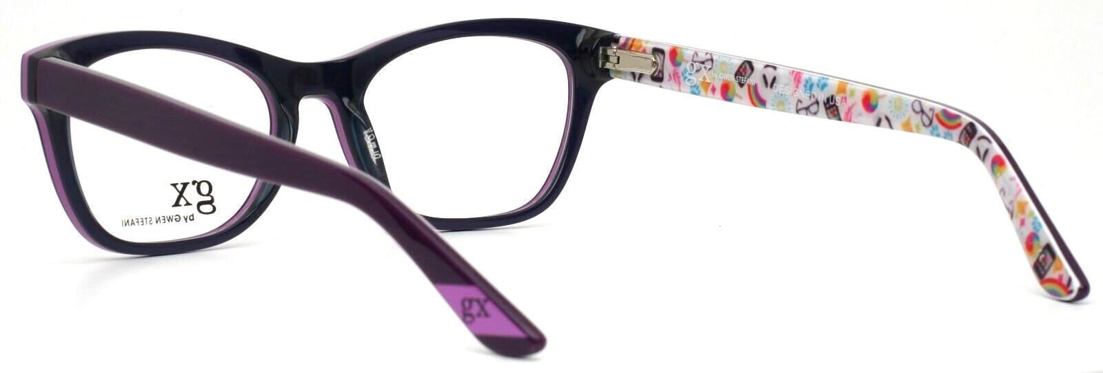 GX by GWEN STEFANI GX811 PUR Purple Girls Kids Cat Eye Eyeglasses 48-16-135