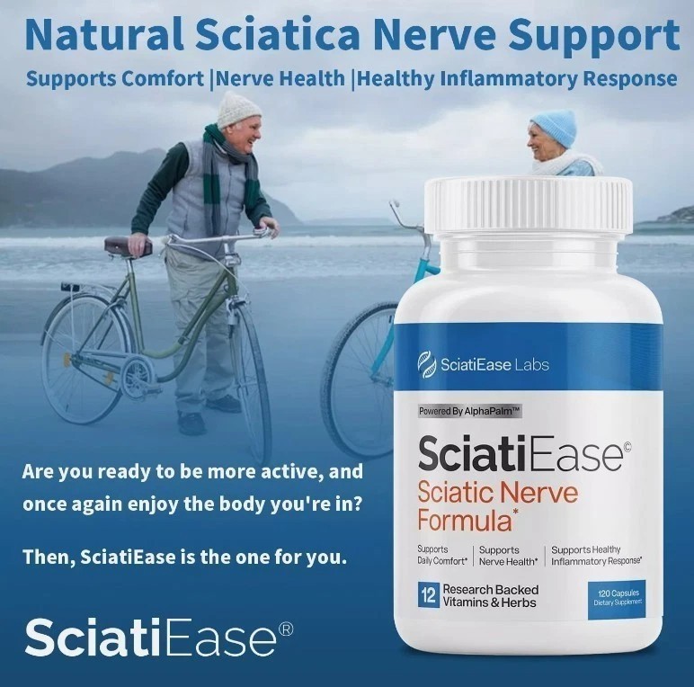1-3Pack SciatiEase Labs Sciati Ease Sciatic Nerve Formula 120 Cap ! Exp 2027