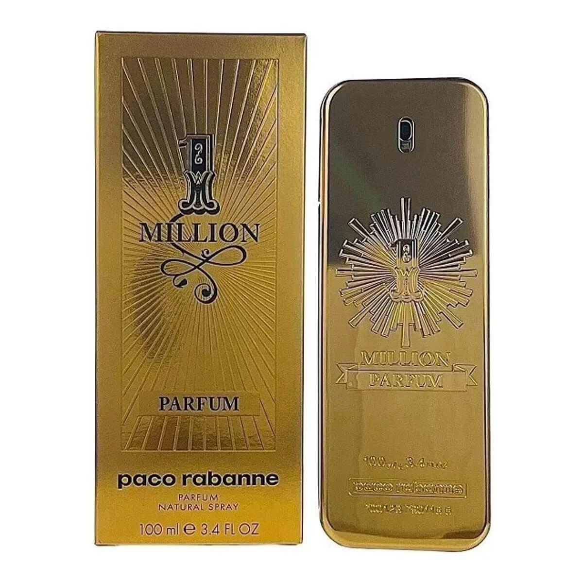 1 Million Parfum by PR for Men 3.4 oz New in Box Eau de Parfum Free shipping