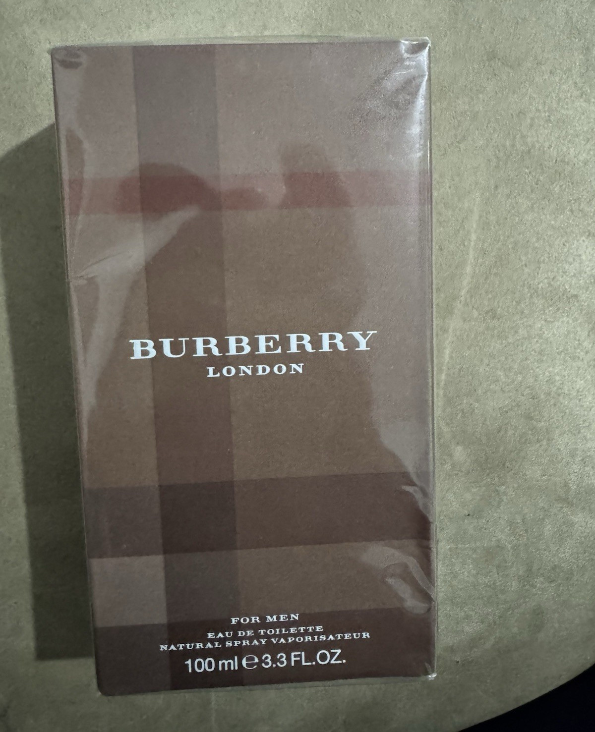 Burberry London for Men Eau de Toilette Spray Regular Size 3.3 fl oz Sealed