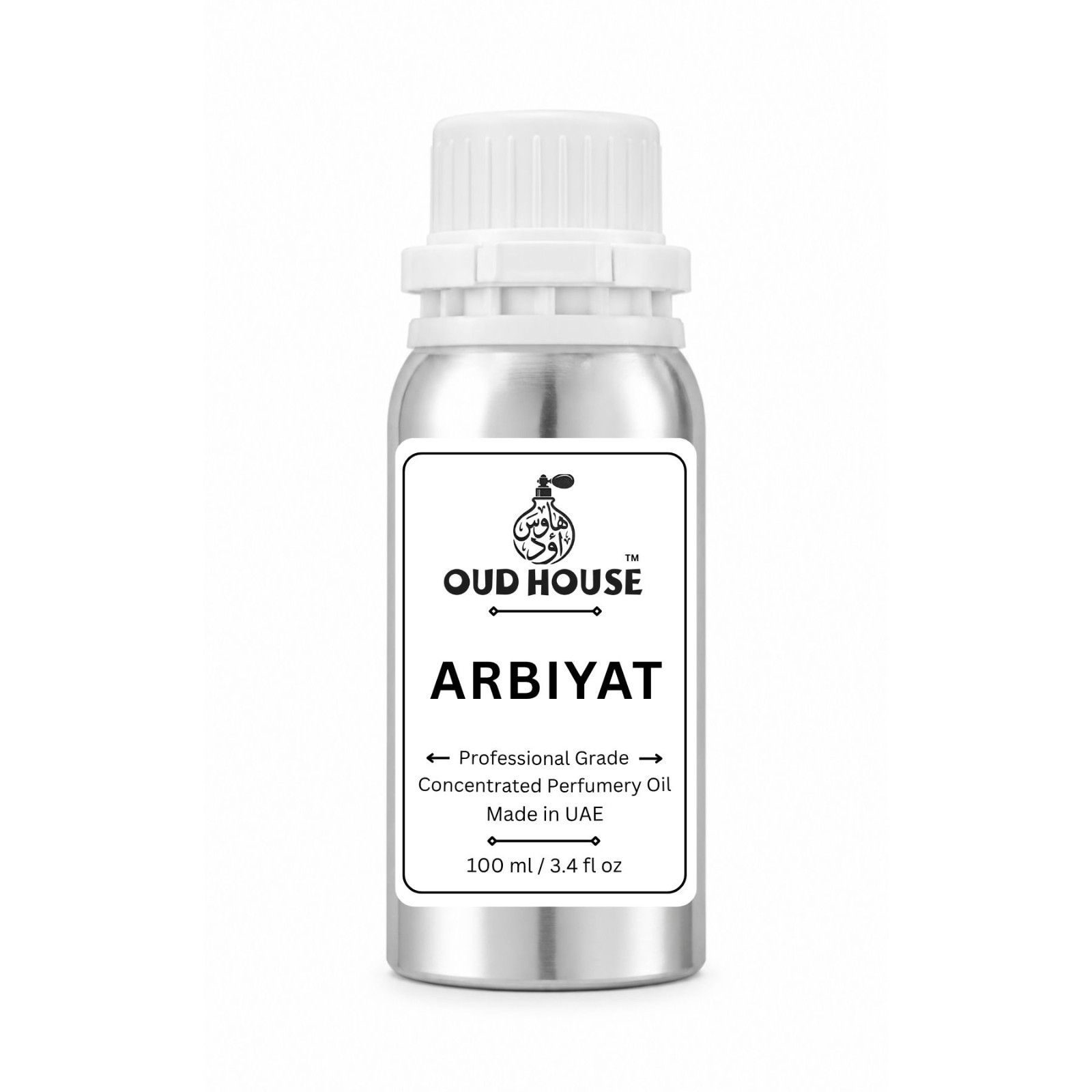 Oud House Arbiyat Perfumery Oil 3.4 fl oz Floral Fruity Tobacco Unisex