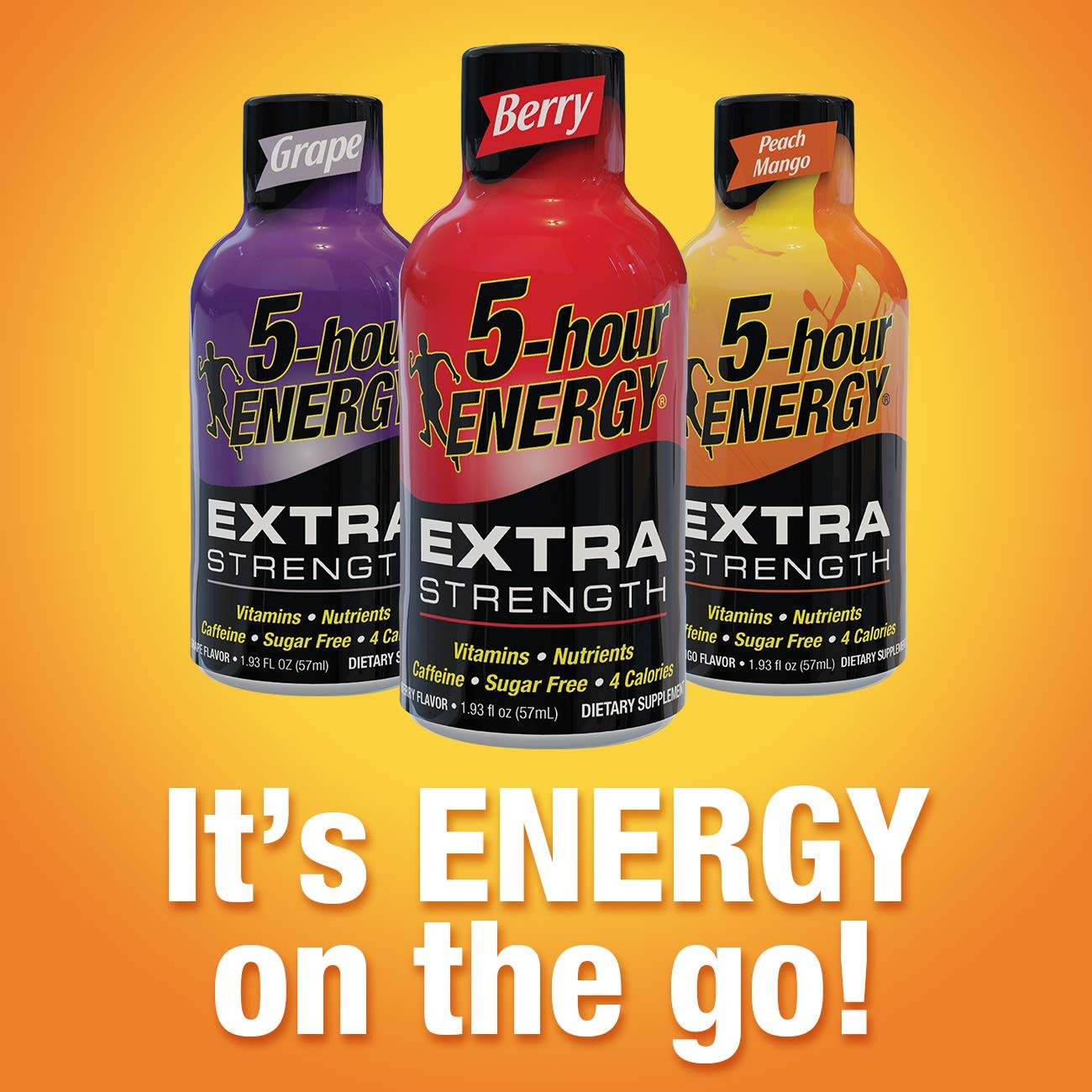 5-hour ENERGY Shot, Extra Strength Berry, 1.93 Oz, 12 Count. Energy Shot