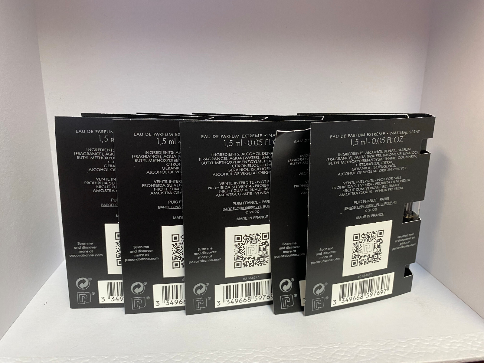 5 Invictus Victory Paco Rabanne Eau de Parfum Extreme .05