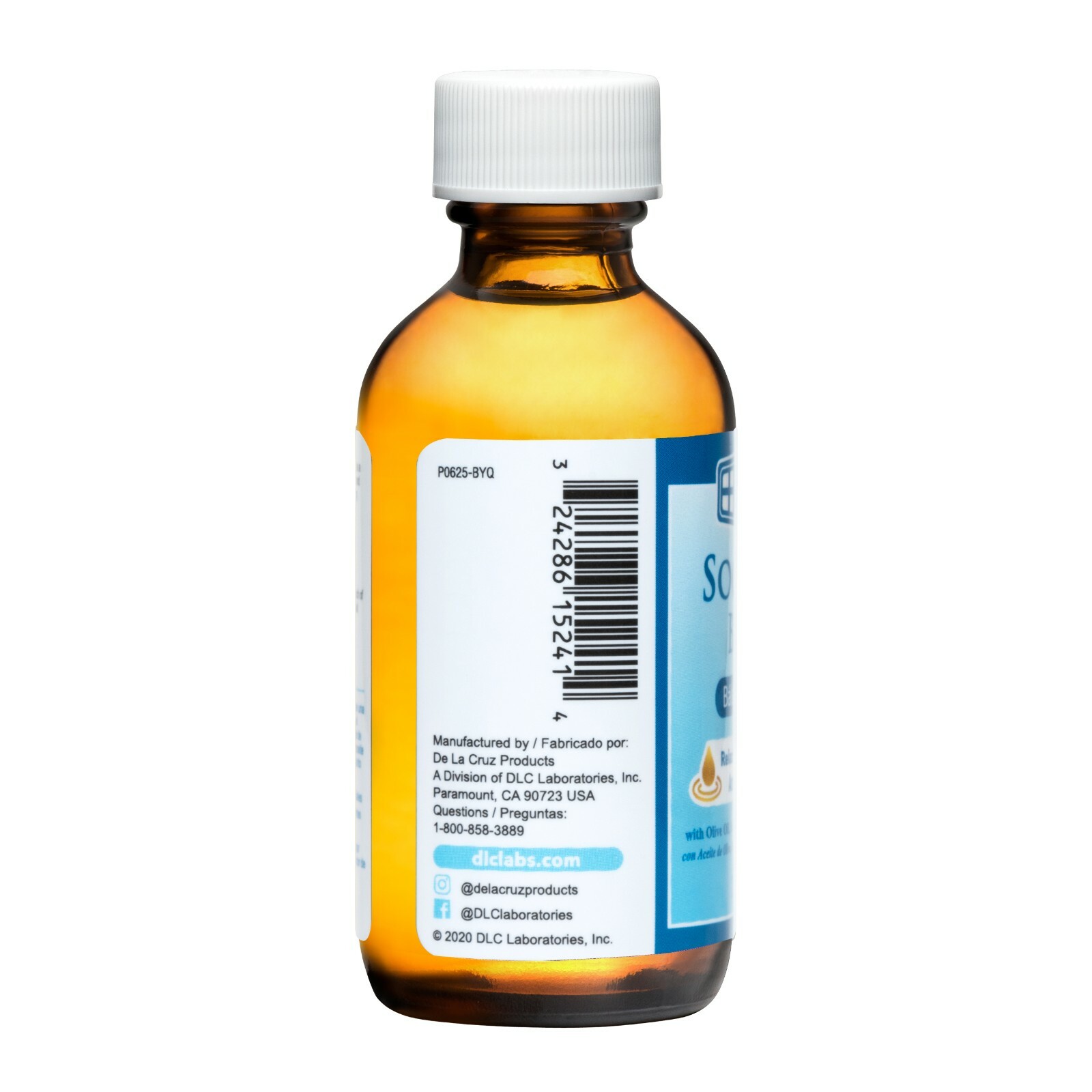 De La Cruz Soothing Balsam/ Bálsamo Tranquilo, For Massage, Made in USA 2 FL OZ