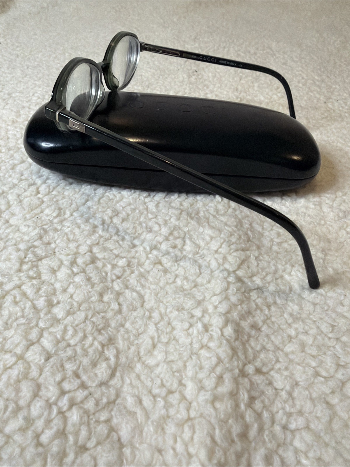 GUCCI GG 2479 M3X BLACK GREEN VINTAGE AUTHENTIC FRAMES EYEGLASSES W Case Luxury