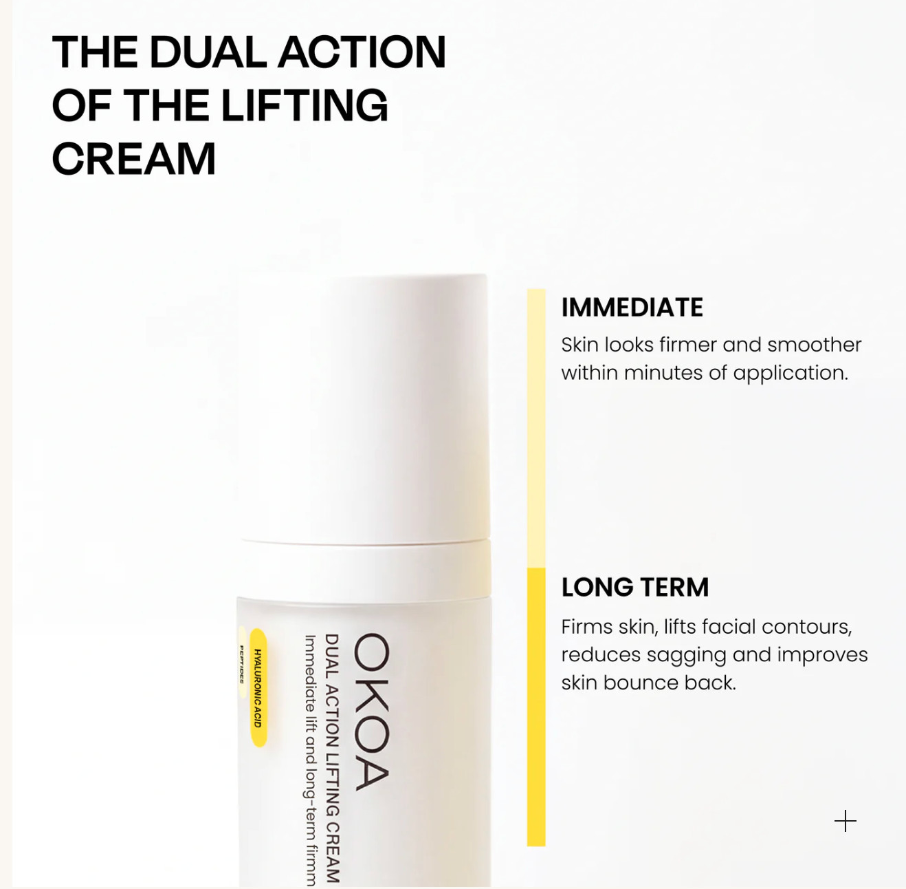 OKOA Skincare Dual Action Lifting Cream & Moisturizer Duo BNIB