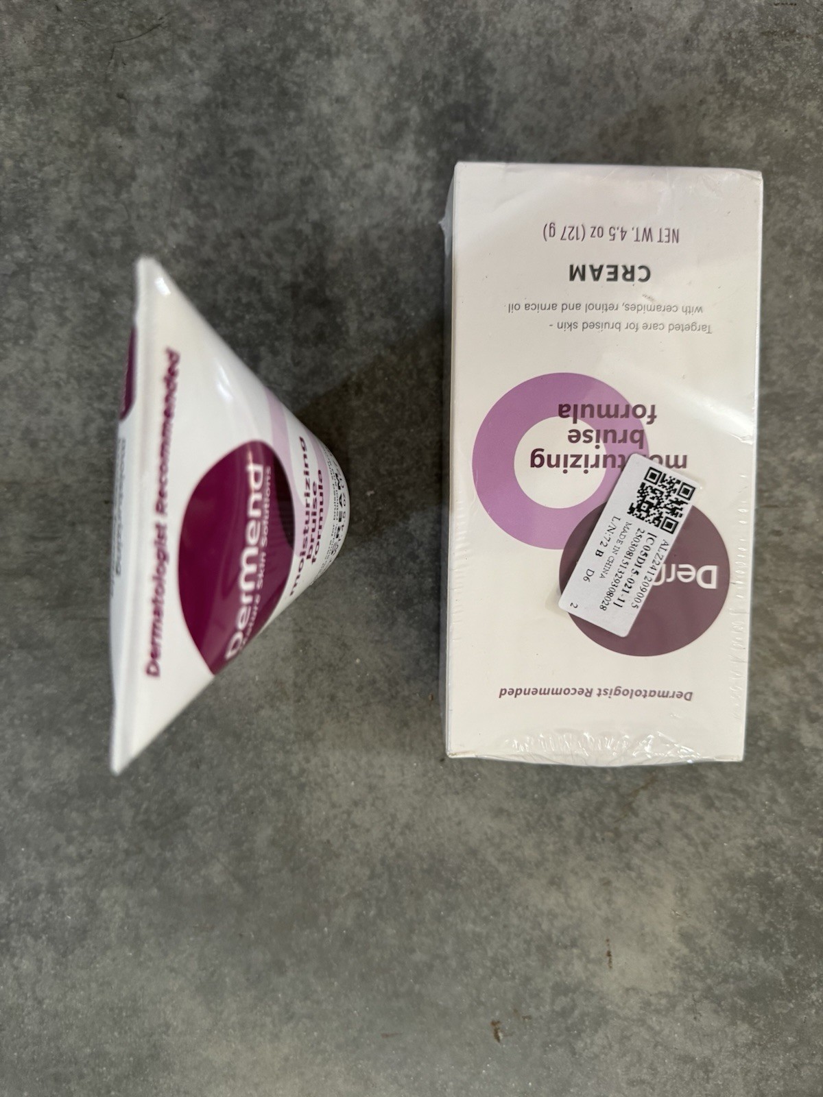 Pack of 3 Dermend Moisturizing Bruise Formula Cream 4.5 oz Sealed Box