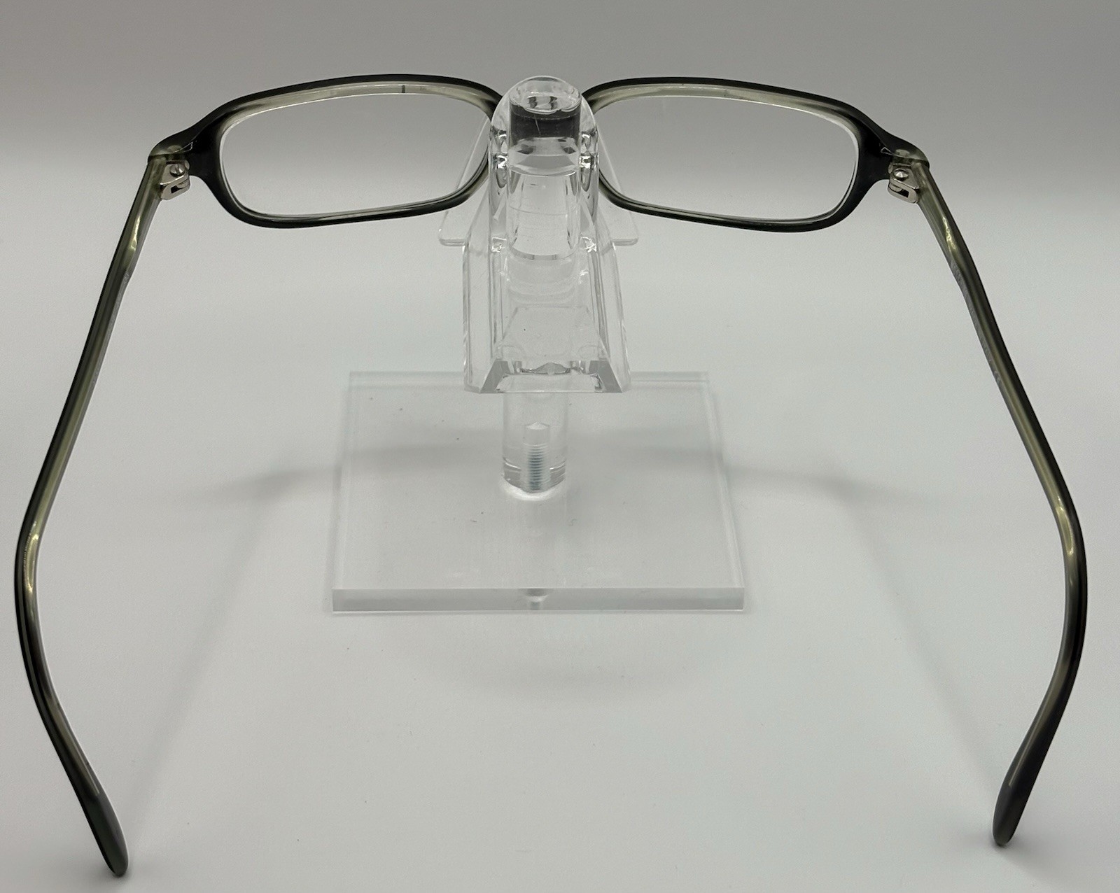 Moschino M3554-A Eyeglasses 45E 135 Black Green Rectangle Italy Women