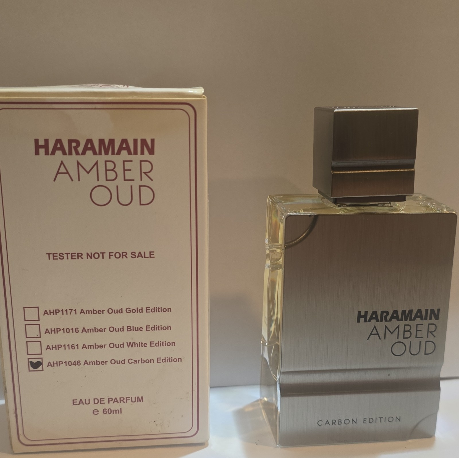 Haramain Amber Oud Carbon Edition Eau de Parfum Tester 60 mL Spray