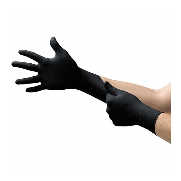 Ansell Bd-1003-Npf-L Bd-1000-Npf, Disposable Gloves, 3.5 Mil Palm, Nitrile,