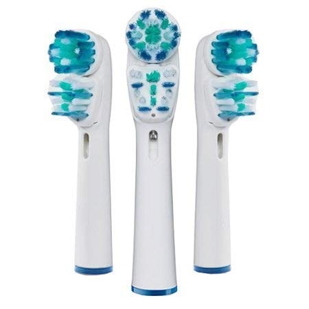 Hippie Hype Double Clean Brush Heads Compatible Braun Oral-B Dual Clean