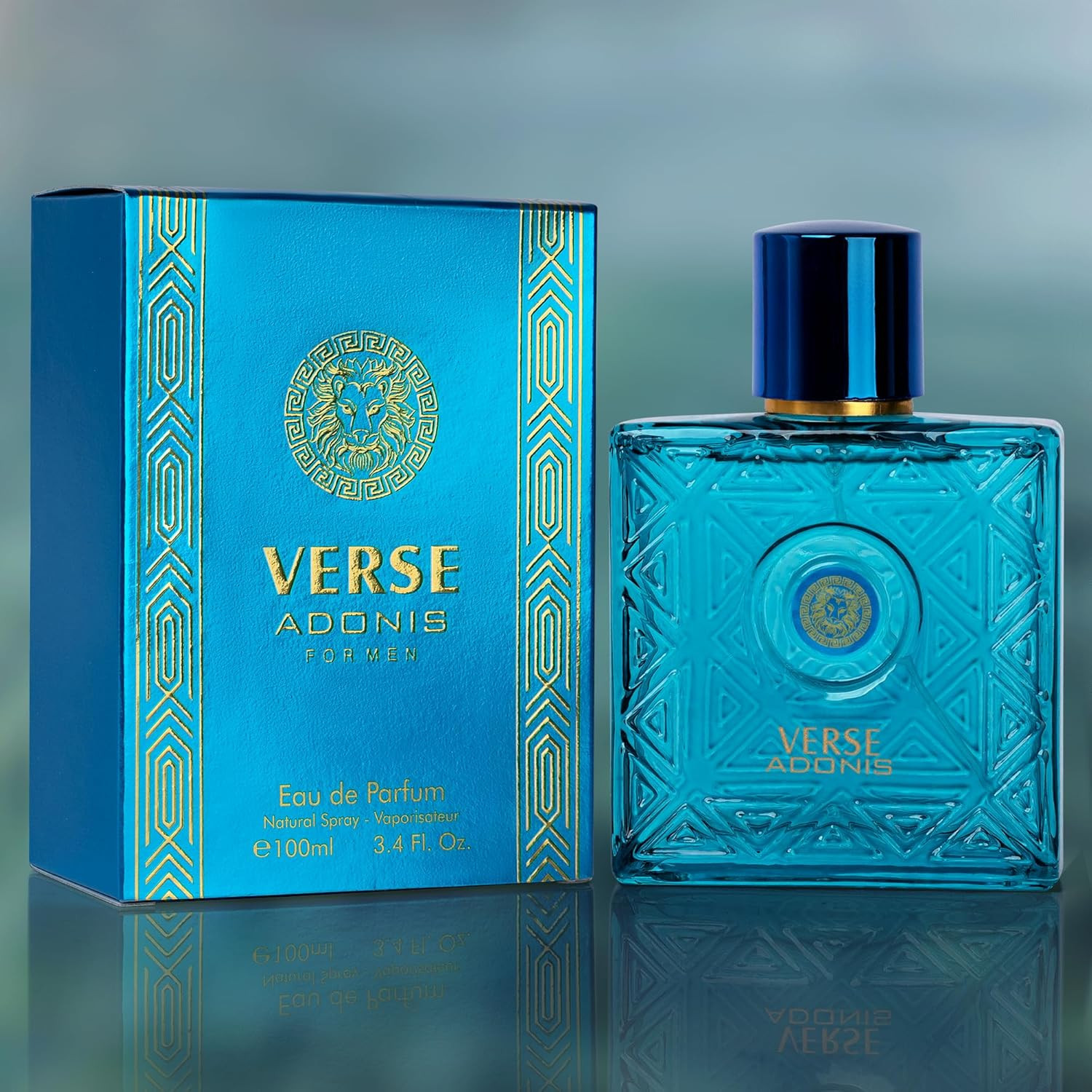 Novoglow Verse Adonis Eau De Parfum for Men 3.4oz 100ml Woody Floral Scent