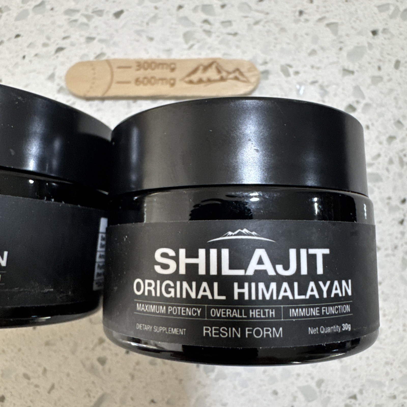 Shilajit Original Himalayan Resin Form 30g (2 Pack). Best by 04/28/2026