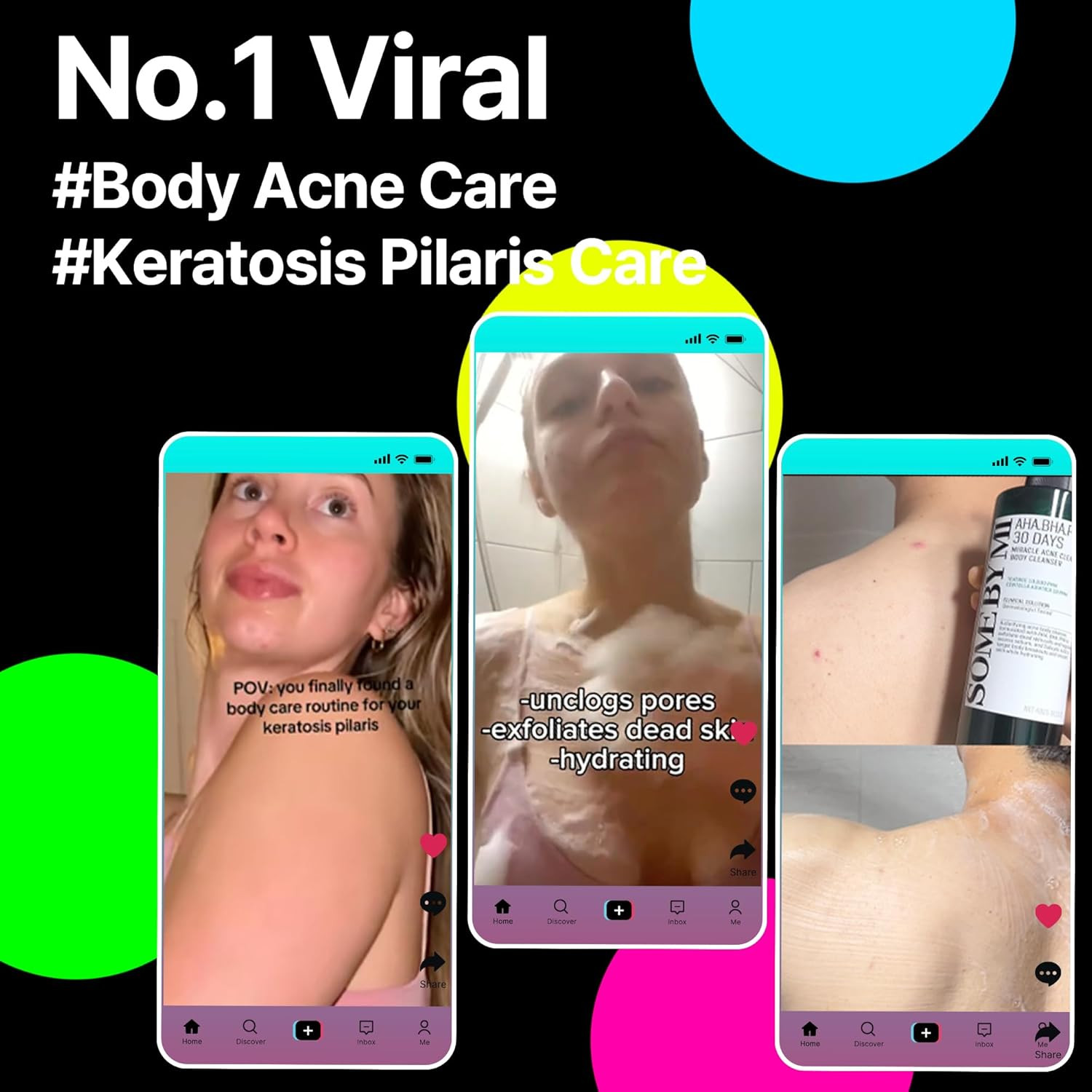 SOME by MI AHA BHA PHA 30 Days Miracle Acne Clear Body Cleanser 13.5Oz – Salicyl